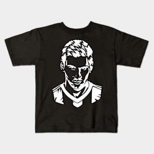 Lionel Messi Line Art Kids T-Shirt